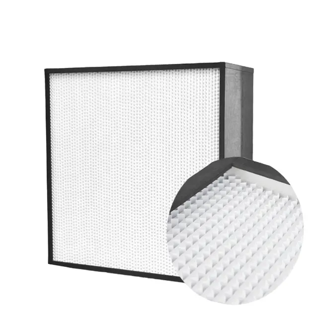 H13 H14 Deep Pleat Hepa Filter for Laminar Flow