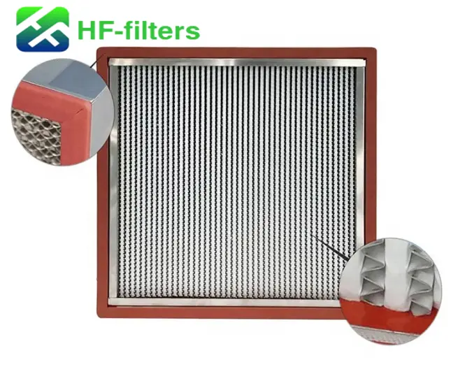 OEM High temperature resistance hepa air filter for hospital food hepa filters